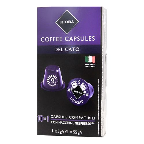 Кофе Rioba Espresso Delicato в капсулах 5 г х 10 шт