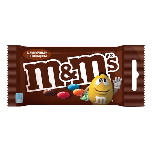 Драже M&M's с молочным шоколадом 45 г