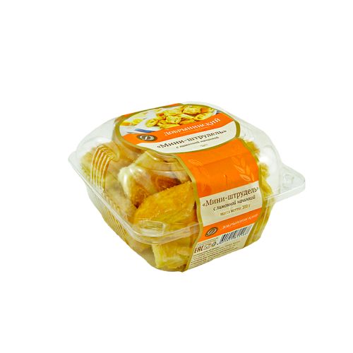 Печенье Добрынинский Мини-штрудель с лимонной начинкой 200 г