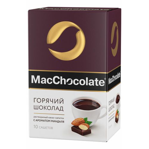 Горячий шоколад MacChocolate Миндаль 20 г х 10 шт
