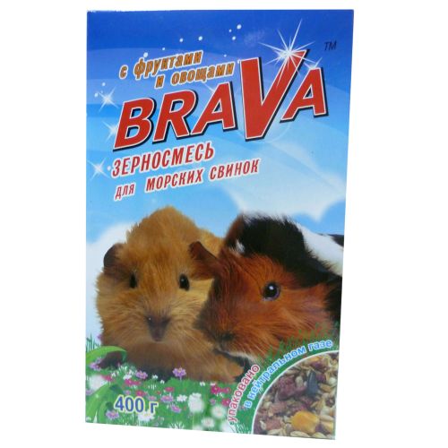 Корм Brava для морских свинок с фруктами 400 г