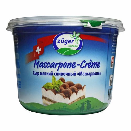 Сыр мягкий Zuger Mascarpone 80% 500 г