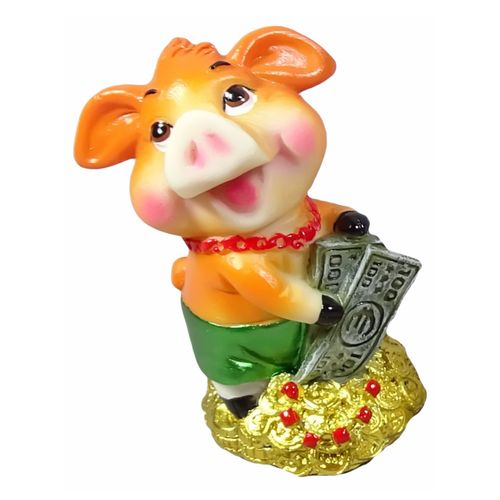 Сувенир Homeclub Свинка с деньгами в ассортименте 7,5 см (дизайн и цвет по наличию)