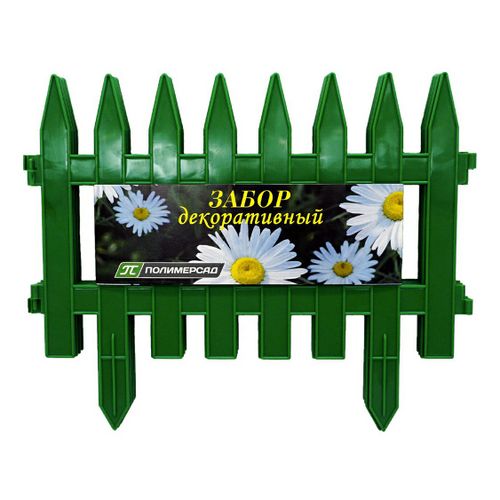 Забор Palisad декоративный рейка зеленый 65005 28 х 300 см