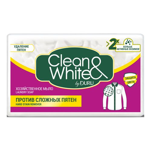 Хозяйственное мыло Duru Clean & White Против сложных пятен 125 г