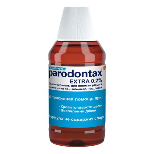 Ополаскиватель для полости рта Parodontax Экстра 0,2% без спирта 300 мл