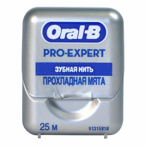 Зубная нить Oral-B Pro-Expert Clinic Line Прохладная мята 25 м