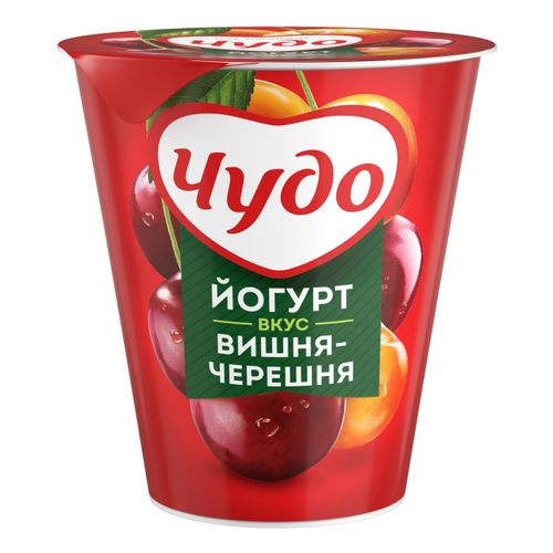 Йогурт Чудо вишня-черешня 2,5% БЗМЖ 290 г