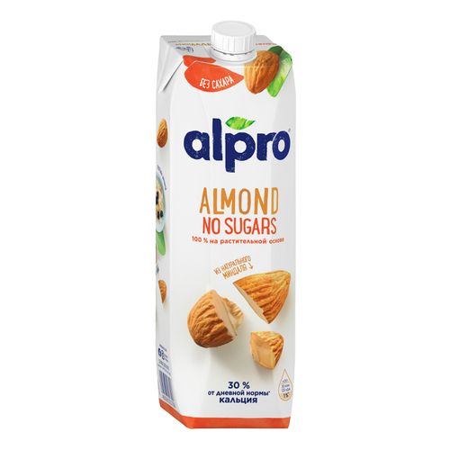 Растительный напиток миндальный Alpro без сахара 1,1% 1 л