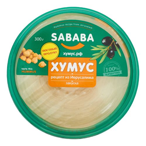 Хумус Sababa Рецепт из Иерусалима 300 г