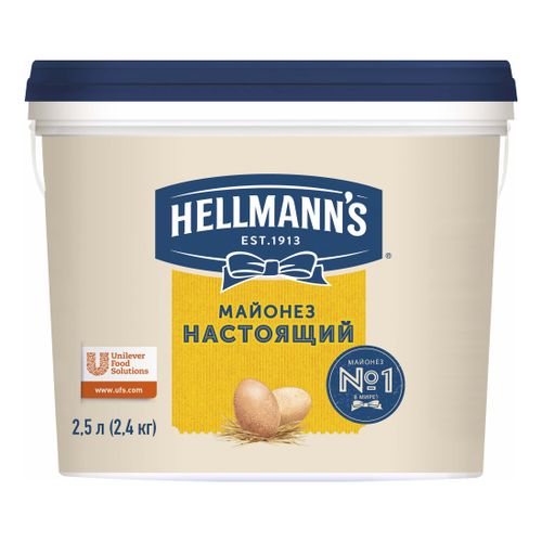Майонез Hellmann`s настоящий 78% 2,4 кг