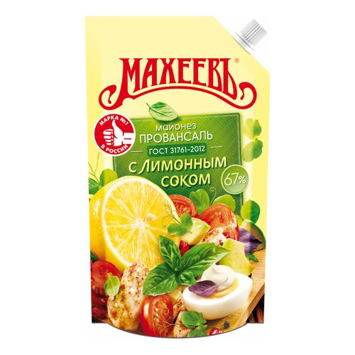 Майонез Махеевъ Провансаль с лимонным соком 67% 380 г