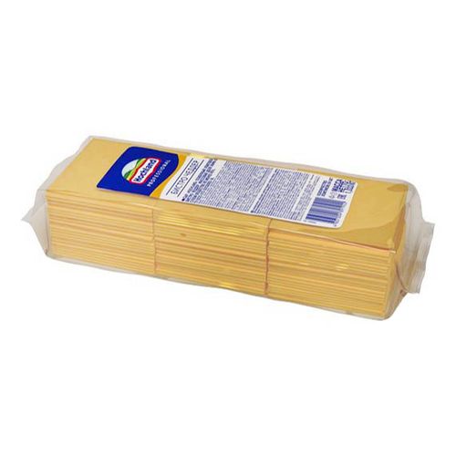 Сыр плавленый Hochland Professional Бистро Чеддер 84 ломтика 45% 1,033 кг