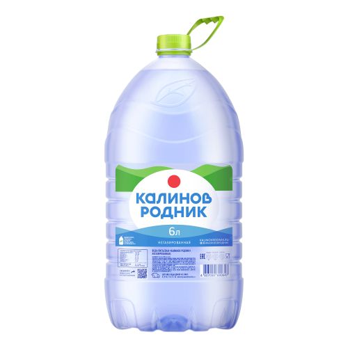 Вода питьевая Калинов Родник негазированная 6 л