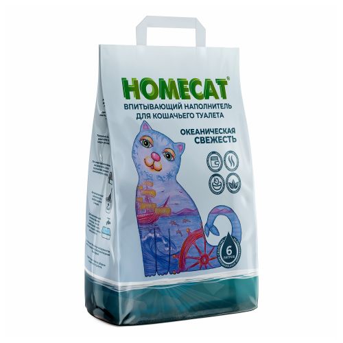 Наполнитель Homecat впитывающий для кошачьих туалетов