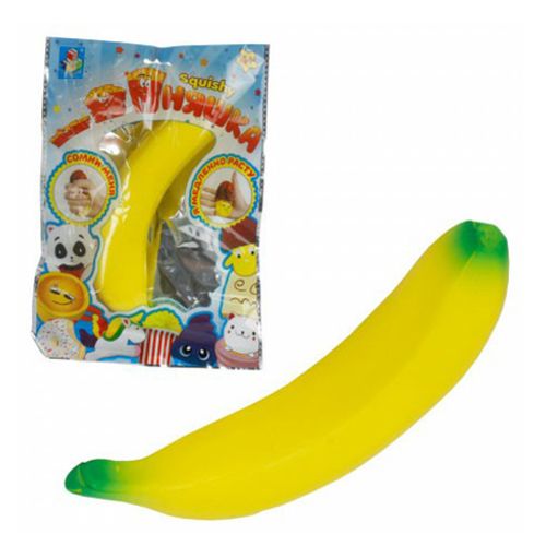 Игрушка-сквиш Мммняшка банан 1Toy
