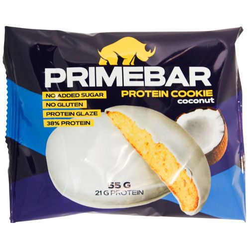 Печенье Primebar протеиновое кокос в протеиновой глазури 55 г