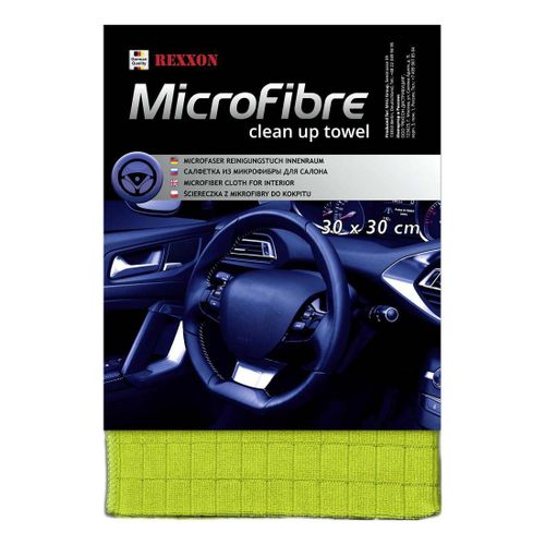 Салфетка Rexxon MicroFibre универсальная из микрофибры для очистки салона 30 x 30 см в ассортименте (цвет по наличию)