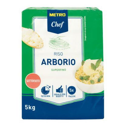 Рис Metro Chef длиннозерный Арборио 5 кг