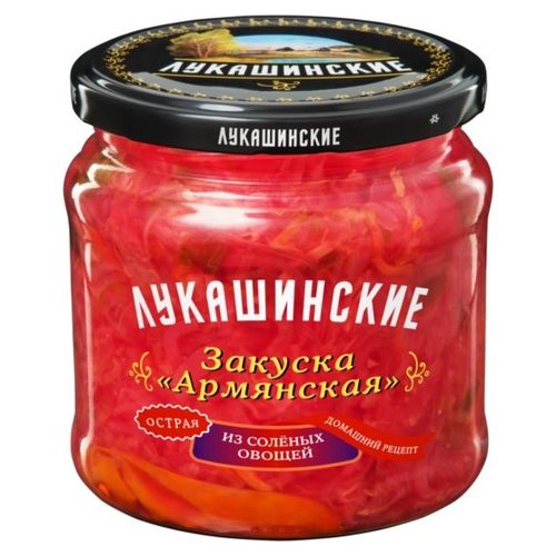 Закуска Лукашинские Армянская из соленых овощей 420 г