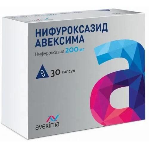 Нифуроксазид Авексима капсулы 200 мг 30 шт - купить с доставкой на дом ...