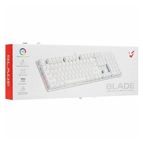 Клавиатура Ardor Gaming Blade USB белая - купить с самовывозом в СберМаркет