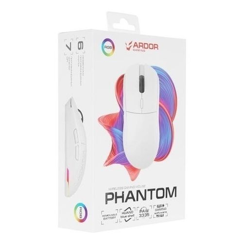 Мышь Ardor Gaming Phantom ARDW-PH3335-WT белая - купить с самовывозом в ...