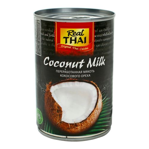 Напиток кокосовый Real Thai с мякотью 19% 400 мл
