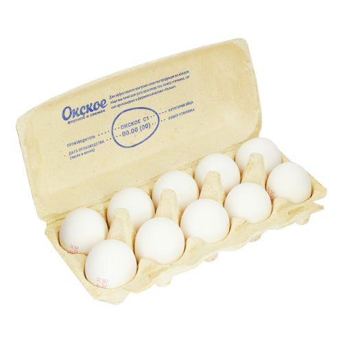 Яйцо куриное Окское C1 10 шт