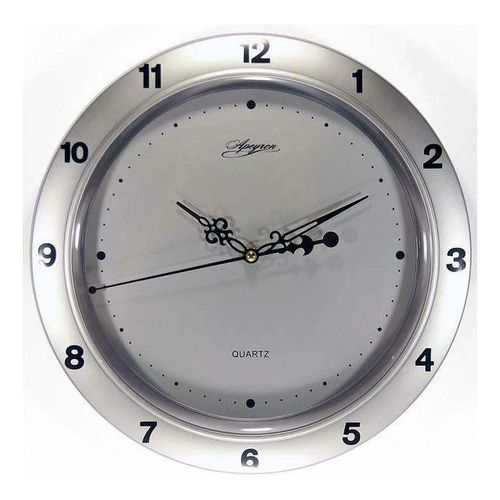 Часы настенные Apeyron 32 x 4 см серебристые