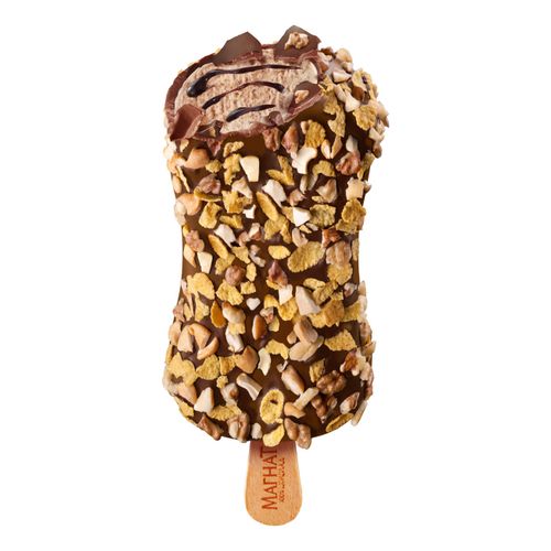 Мороженое пломбир Магнат брюнетка шоколадное в шоколадной глазури БЗМЖ 74 г