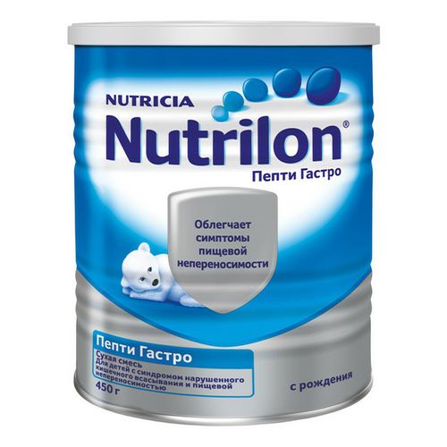 Детская смесь Nutrilon Пепти Гастро молочная сухая с рождения БЗМЖ 450 г