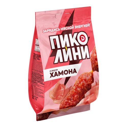 Колбаски Дымов Пиколини из свинины сырокопченые со вкусом хамона 50 г