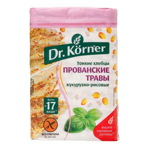 Хлебцы кукурузно-рисовые Dr.Korner с прованскими травами 100 г