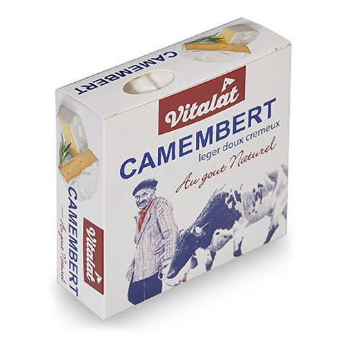 Сыр мягкий Vitalat Камамбер с белой плесенью 45% БЗМЖ 125 г