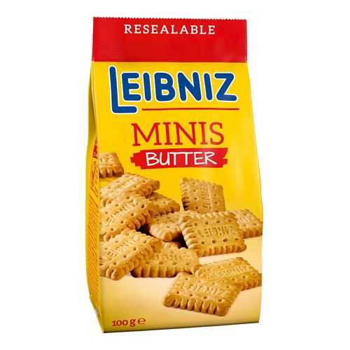 Печенье Bahlsen Leibniz Minis Butter Biscuits сливочное 100 г