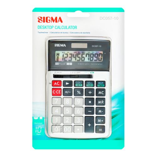 Калькулятор Sigma DC057 настольный 10 разрядов