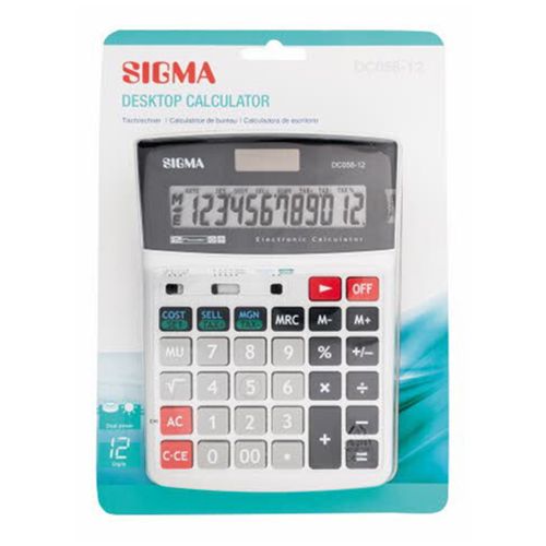 Калькулятор Sigma DC058 настольный 12 разрядов