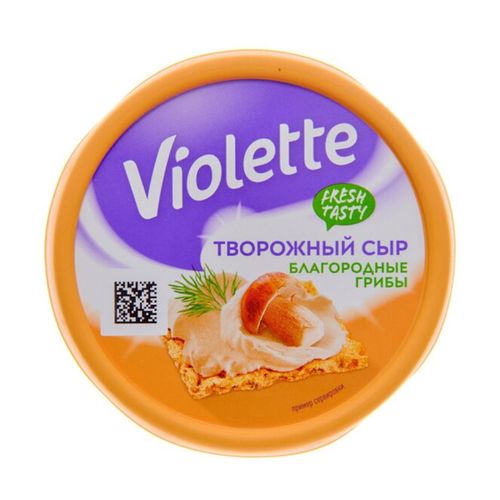 Сыр творожный Violette грибной 70% БЗМЖ 140 г