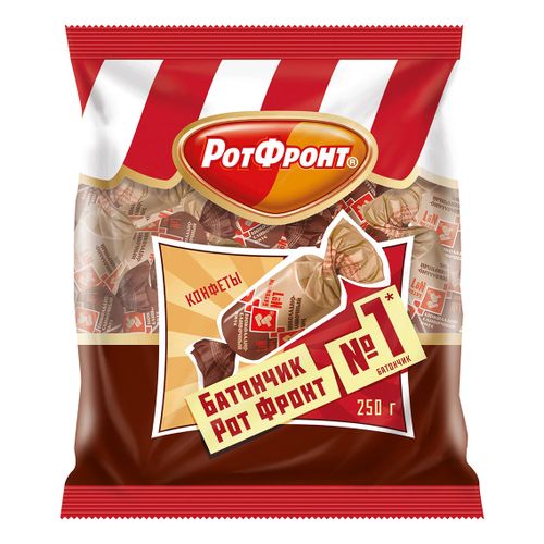 Батончики Рот Фронт шоколадно-сливочный вкус 250 г