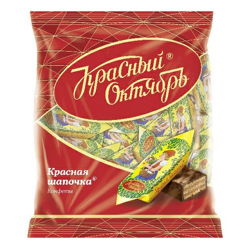 Конфеты шоколадные Красный Октябрь Красная шапочка вафельные 250 г