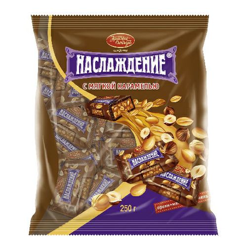 Конфеты шоколадные Бабаевский Наслаждение с мягкой карамелью 250 г