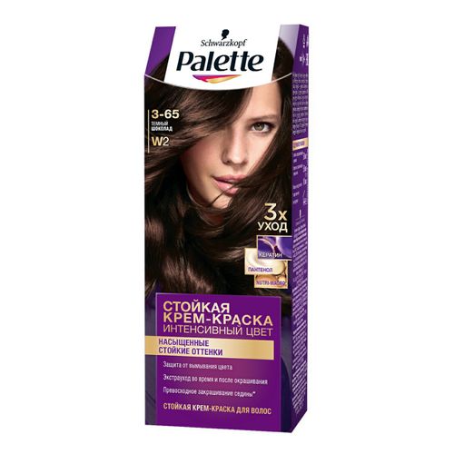 Краска для волос Palette тон W2 темный шоколад 110 мл
