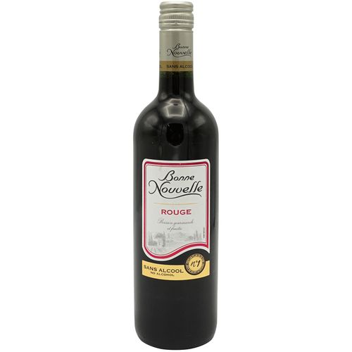 Вино безалкогольное Bonne Nouvelle Rouge красное полусладкое 750 мл