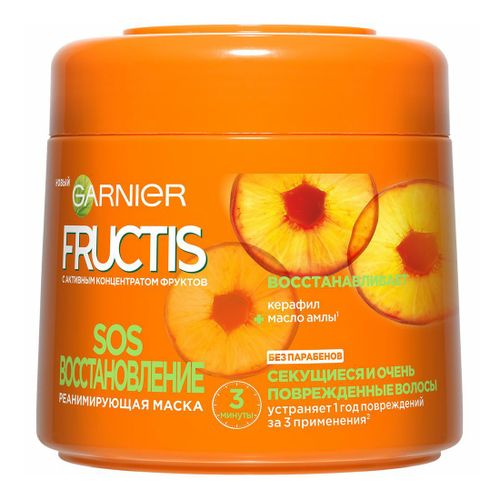 Маска Garnier Fructis SOS Восстановление Реанимирующая для секущихся и поврежденных волос 300 мл