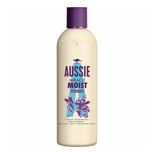 Шампунь Aussie Miracle Moist для сухих и поврежденных волос 300 мл