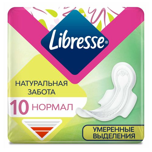 Прокладки женские Libresse Natural Care Ultra Normal 10 шт