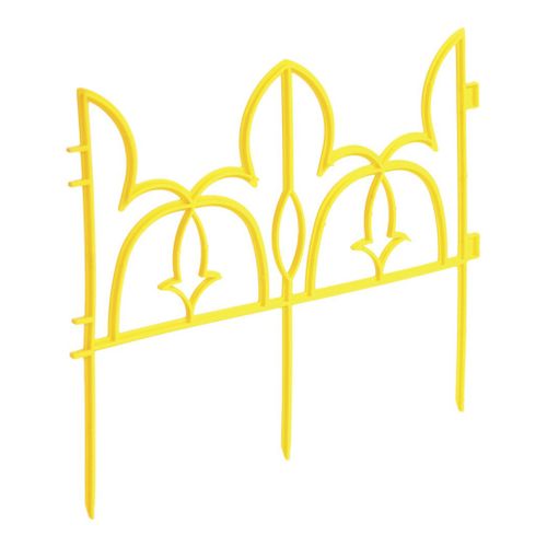 Забор декоративный Комплект-Агро Лилия желтый 3 м