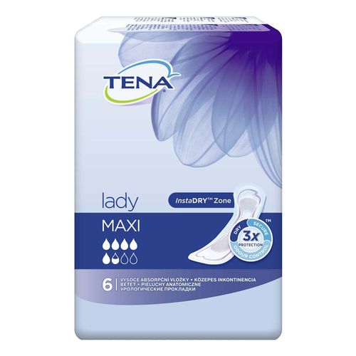 Прокладки женские Tena Lady Maxi InstaDry урологические 6 шт