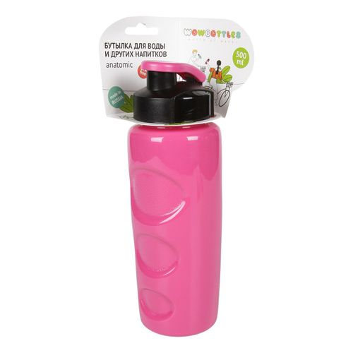 Спортивная бутылка Bool-Bool Health and fitness 500 мл со шнурком в ассортименте (цвет по наличию)